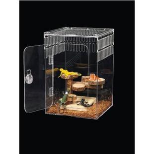 爬行动物宠物丙烯酸繁殖箱爬行动物壁虎寄居蟹箱蜥蜴蛇角蛙蜘蛛蜗