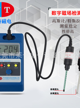 韦特WT-10A高斯计磁场检测仪磁铁磁力强度测量仪特斯拉计