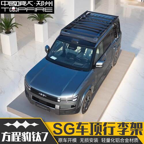 方程豹钛7专用行李架SG坦克300/400/500/豹5/新H9车顶平台侧爬梯