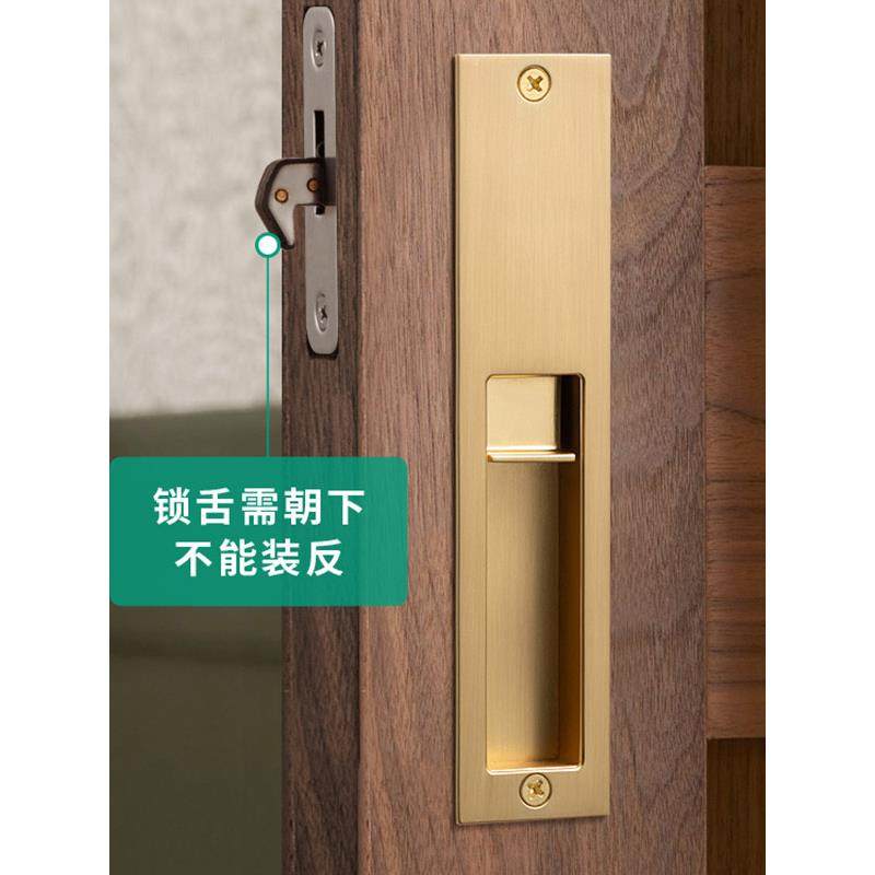 新款意大利AGB移门锁隐形推拉钩锁平面锁木门衣柜内嵌暗拉手,基础建材,机械门锁,淘宝优惠券,粉丝福利购,淘宝优惠卷