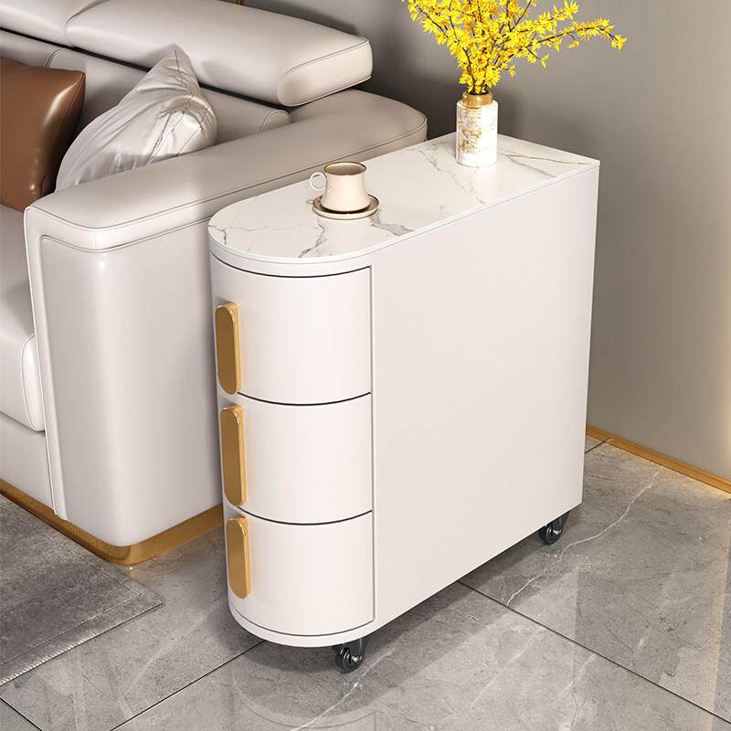 小边柜现代简约沙发边几客厅可移动茶几带轮超窄夹缝柜储物侧边柜