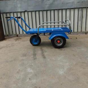 电动手推车新款农用独轮鸡公车爬坡爬山搬运建筑灰斗车果园运输