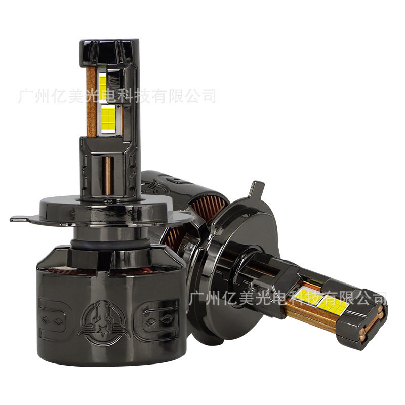 大功率210w汽车LED前大灯Y16D牛头高亮改装汽车H4大灯H7H19005