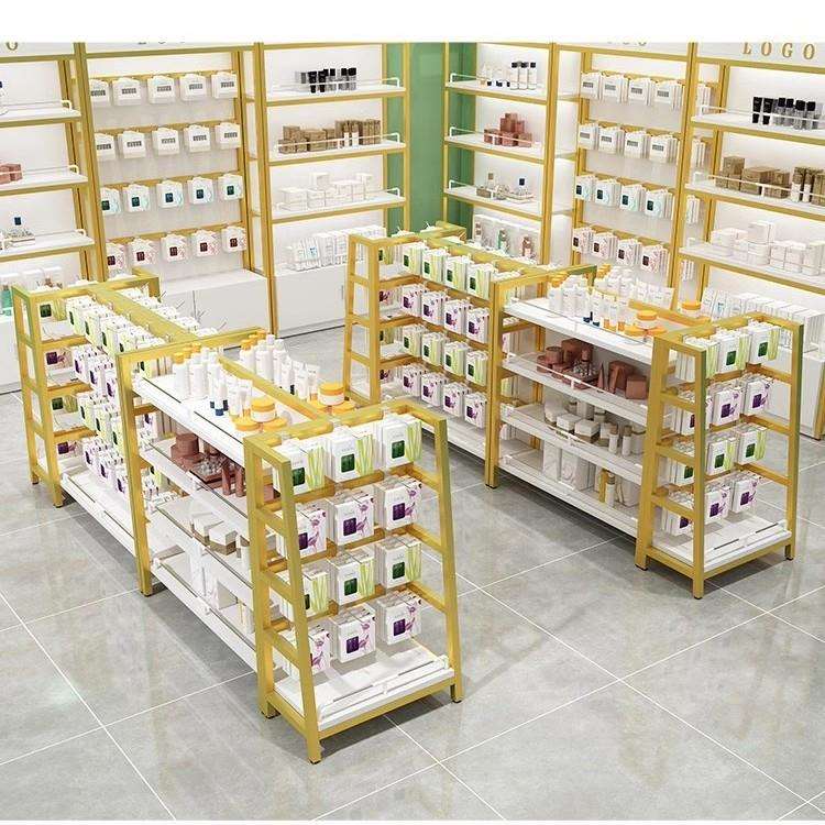 中岛展示柜陈列产品货架烟酒展台样品超市堆头便利店宠物流水文具