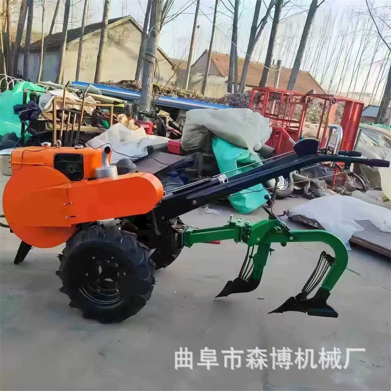 冷凝款柴油手扶拖拉机15马力常柴电启动旋耕机农用开荒碎土耙地机