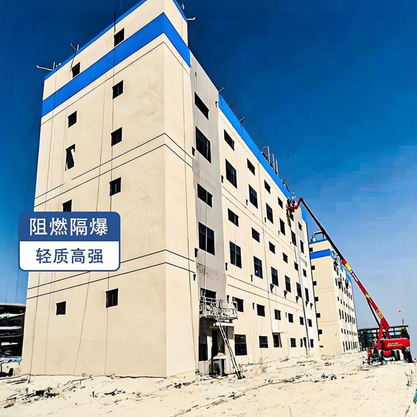 纤维水泥板泄爆墙岩棉填充保温防火泄压墙甲类仓库轻质防爆墙施工