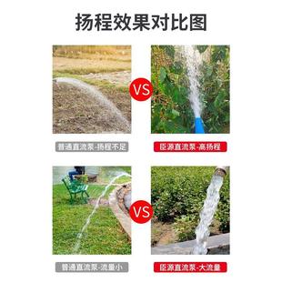 直流潜水泵48v60v抽水泵12V24V伏家用电瓶车小型电动车农用抽水机