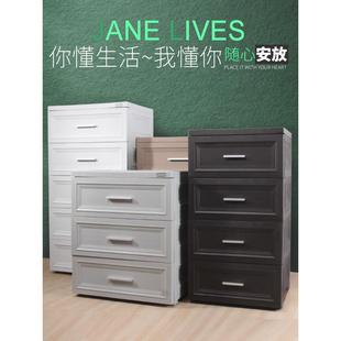 收纳柜宝宝衣柜加厚整理储物箱塑料五斗柜欧式 儿童抽屉式 床头柜子