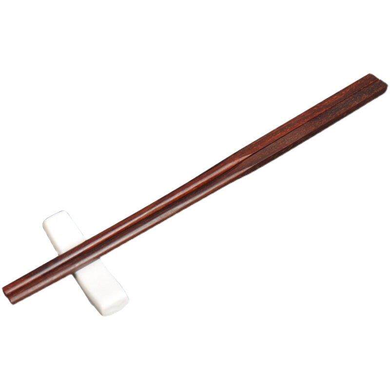 高档红木印度小叶紫檀纯手工打磨原木无漆家用婚庆耐高温筷子木筷