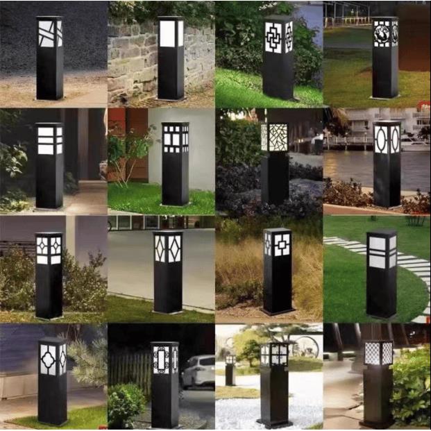 户外草坪灯花园社区新中式家用防水防锈简约太阳能