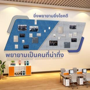 企业文化墙公告栏毛毡板照片展示墙公司办公室员工风采装饰宣传栏
