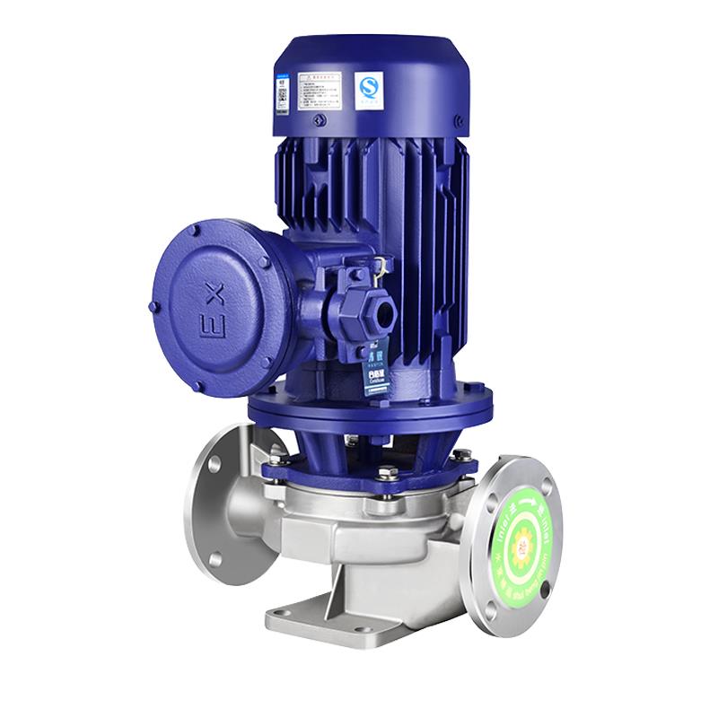 德国原装进口304不锈钢管道离心泵工业防爆立式循环管道泵380v耐