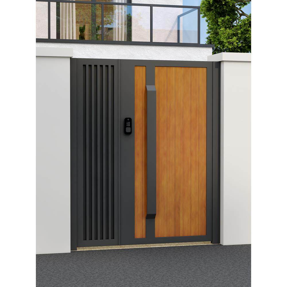 别墅庭院门花园栅栏门简易民宿庭院门铁制欧洲花园木门铝艺术不锈