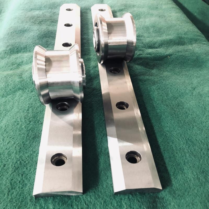 重载v型滚轮直线精密不锈钢滑轨42crmo机床导轨轴承钢滚轮定制