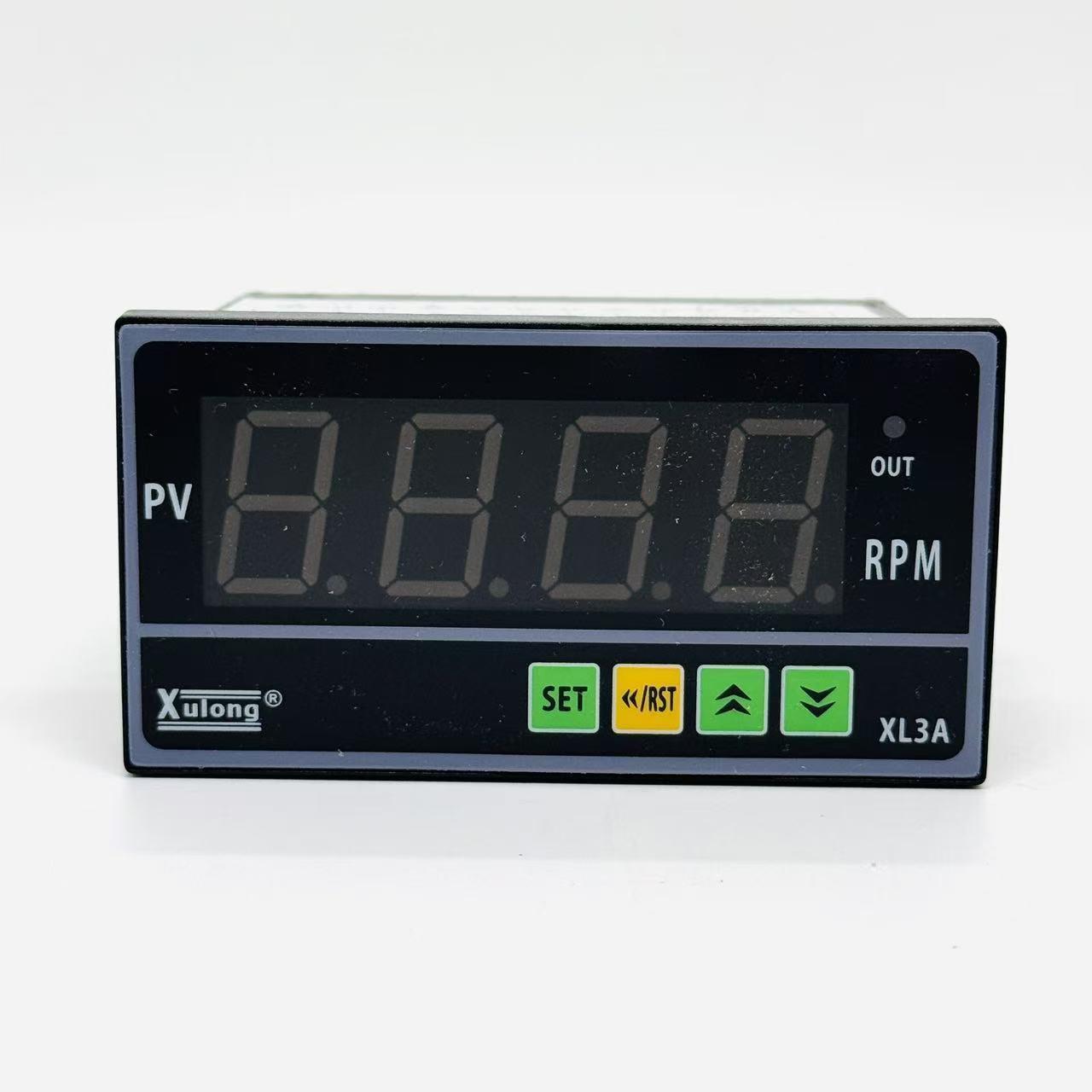 xulong XL3A-SVA DV10转速表 DP3A变频器专用表 输入 DC 0-10V
