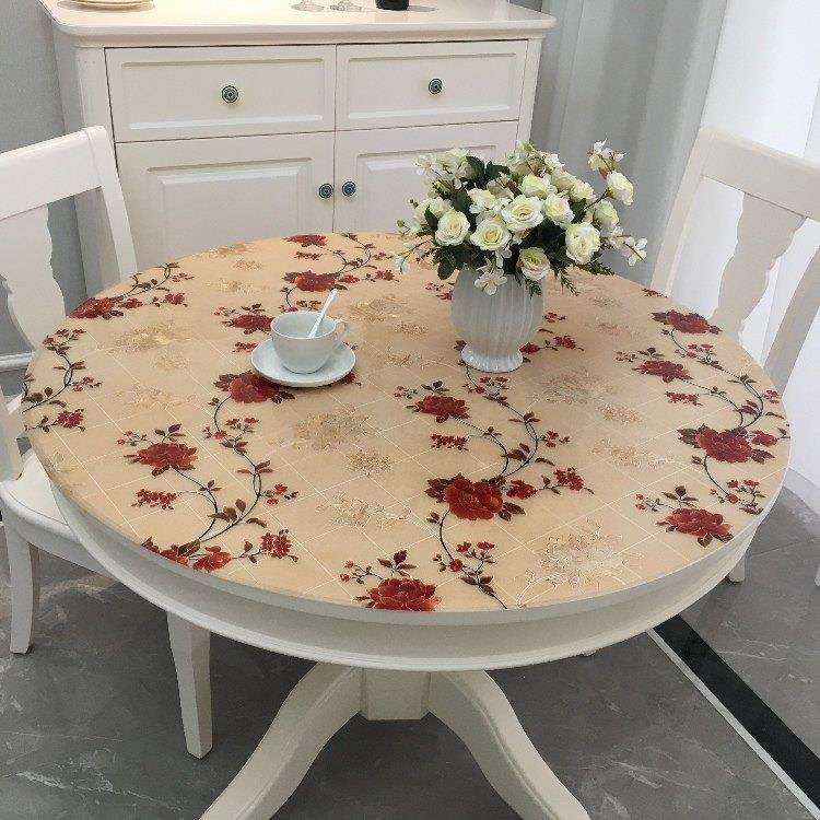 PVC软塑料玻璃圆桌桌布防水防油防烫免洗圆形餐桌垫家用茶几台布,居家布艺,桌布,淘宝优惠券,粉丝福利购,淘宝优惠卷