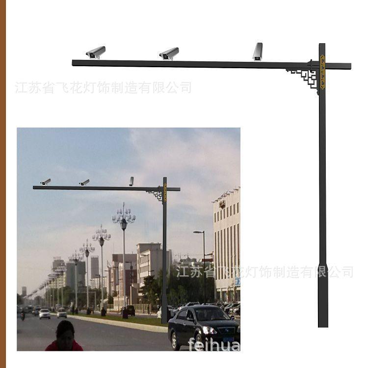 交通信号灯杆八角交通信号灯杆锥形交通信号热镀锌喷塑灯杆