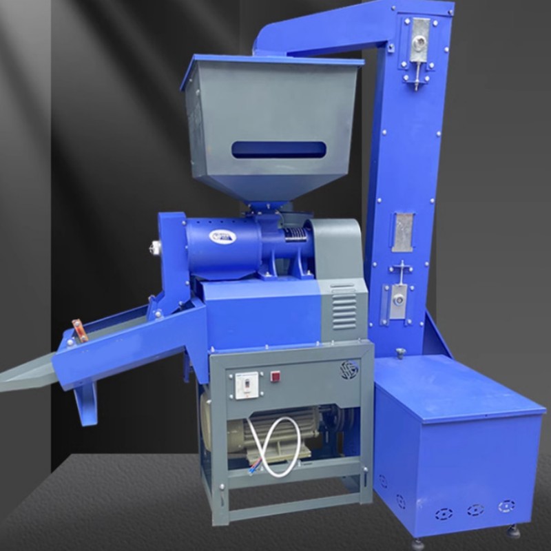 11千瓦电机带动碾米机多功能脱壳机 稻谷去皮磨米生产线外贸出口
