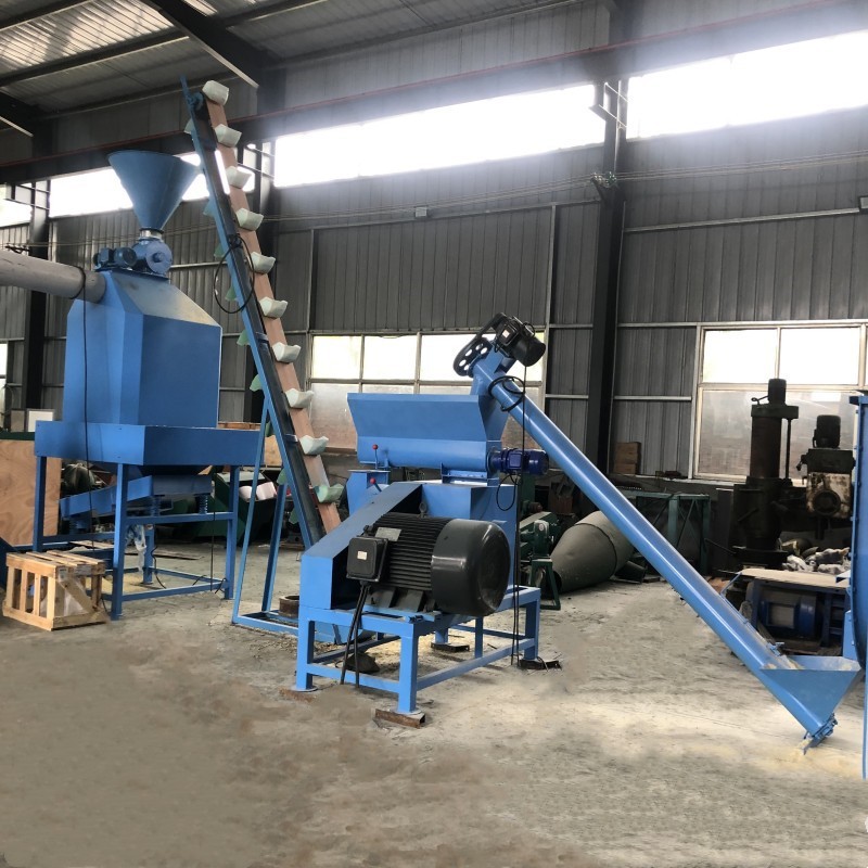 350环模颗粒机 鱼骨粉混合设备 狗食猫粮鱼饲料生产线出口