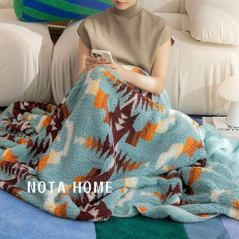 毛绒沙发毯空调毯民族风床尾巾盖毯车载毛毯单人披肩斗篷凉被午睡,床上用品,休闲毯/毛毯/绒毯,淘宝优惠券,粉丝福利购,淘宝优惠卷