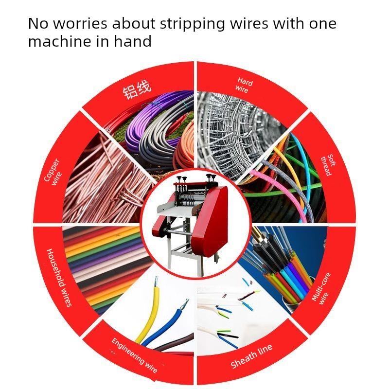 新型电线剥离机废电缆剥离机自动电线铜线剥离机家用电线剥离机