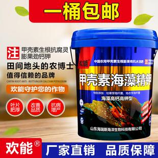 甲壳素海藻精钾冲施肥桶装水溶肥草莓膨果树生根壮苗有机肥料正品
