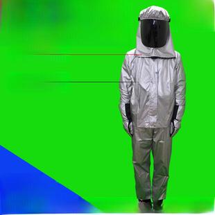君达新型防紫外线防护服防紫外线防护服头盔手套防辐射一体件