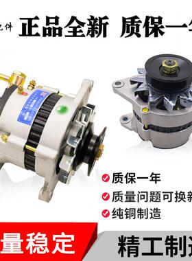 汽车农用三轮车4102货车发电机带泵JFWZ29 Z19无刷马达纯铜大功率