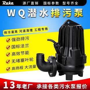 污水池搅拌泵潜污水泵电动自动耦合排污系统污水排水增压泵
