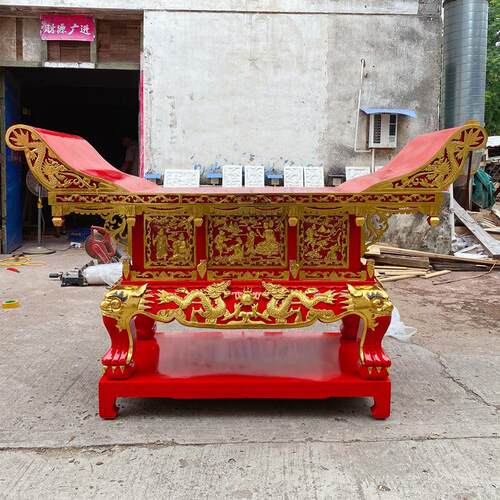 实木供桌元宝桌/寺庙供桌佛堂寺庙用品元宝桌 尺寸可定做 台湾金