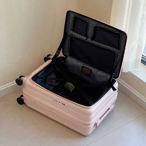 新款侧开拉杆箱万向轮密码箱前开盖旅行箱大容量登机皮箱子行李箱