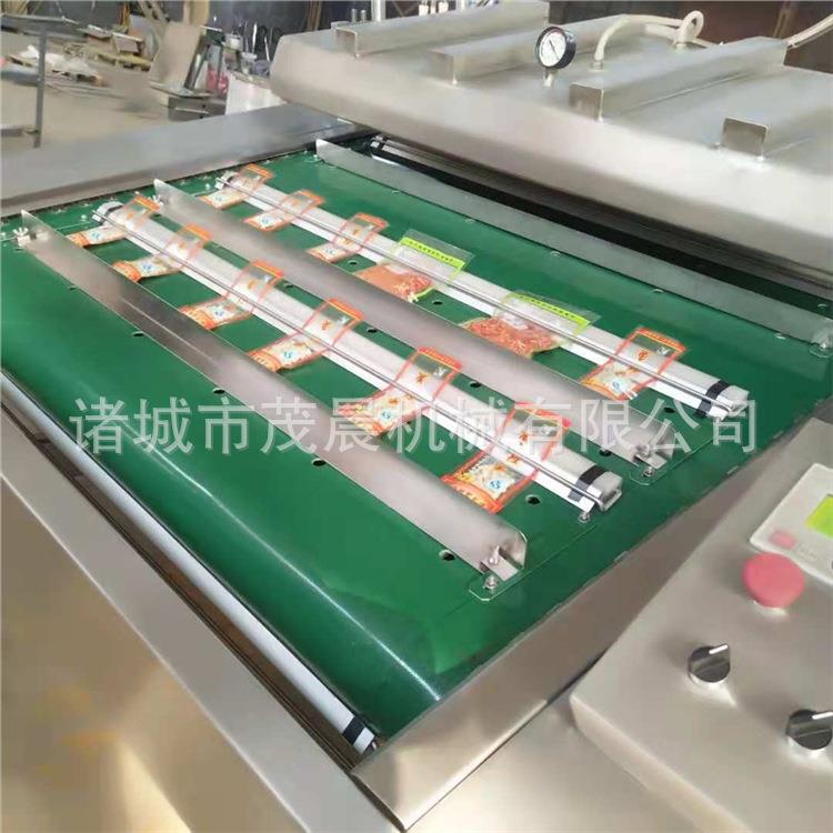 1000型 滚动式真空包装机 熟食玉米海鲜倾斜式连续真空封口机