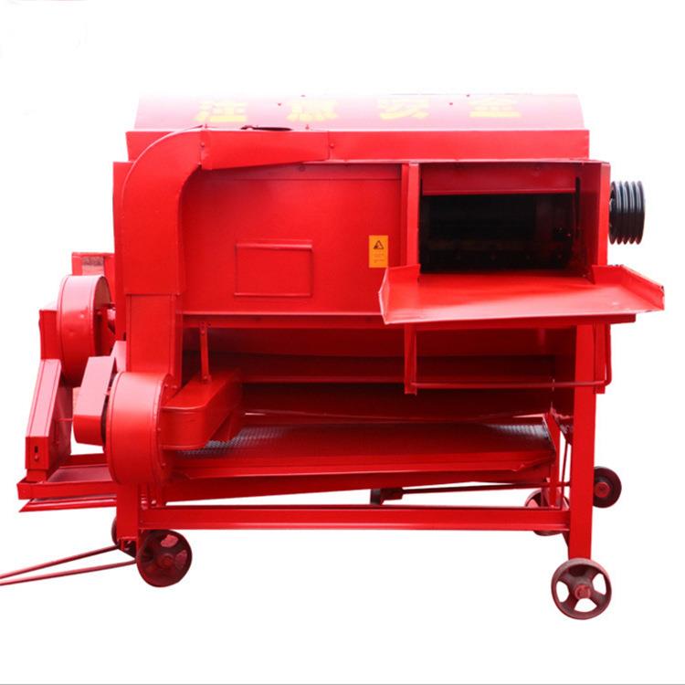 甘肃125型稻麦脱粒机3个风机二次清选有复脱的套管风机可自动上料