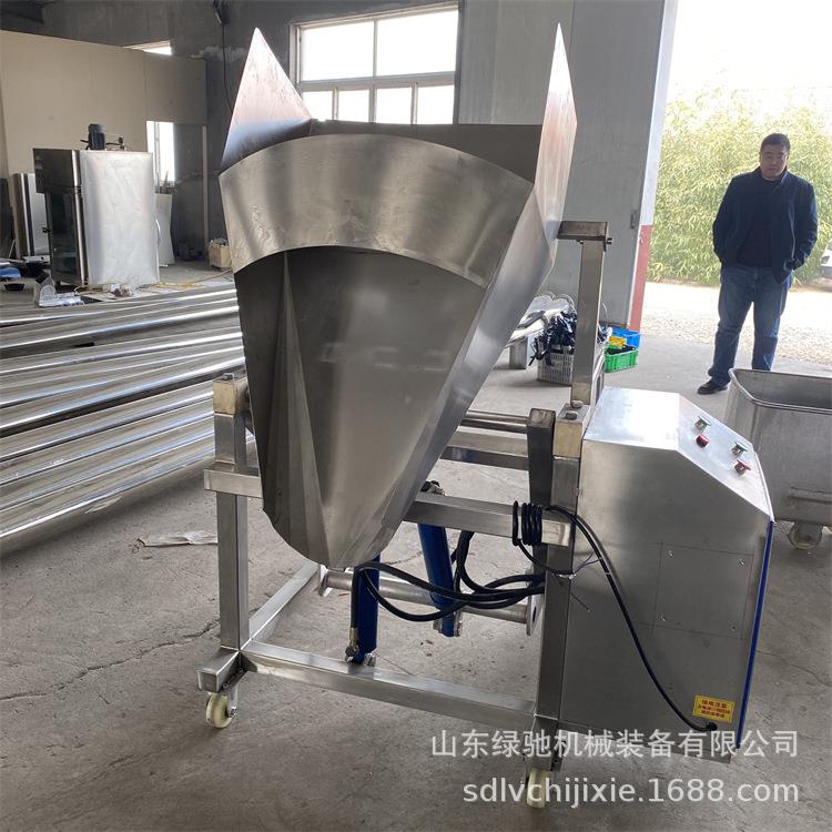 现货优惠滚揉机上料机全自动液压起重机腌牛肉料车提升倒料设备