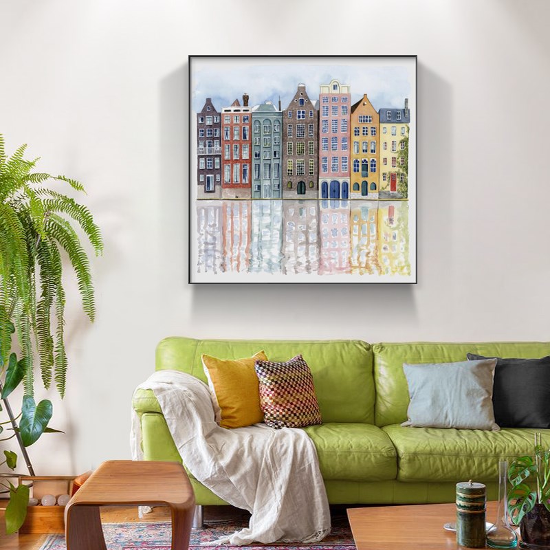 小清新儿童房卡通装饰画t卧室床头挂画现代简约客厅壁画餐厅墙画图片
