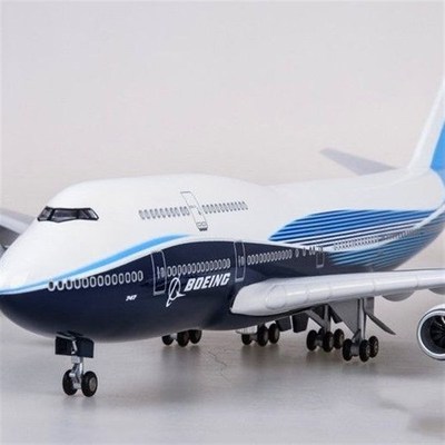 波音747飞机/787原型机 镂空带起落架拼装大型飞机定制航模礼品