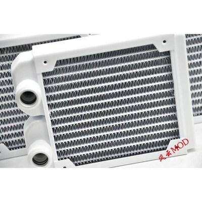 色分体式水冷套配件 白色冷排360 整240 120圈冷排431 白白色光风