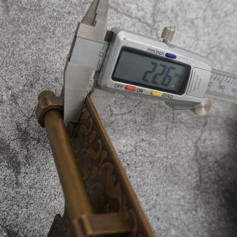 中国古董纯铜门闩闩木门和窗锁扣老式门庭院门闩黄铜覆古挂锁