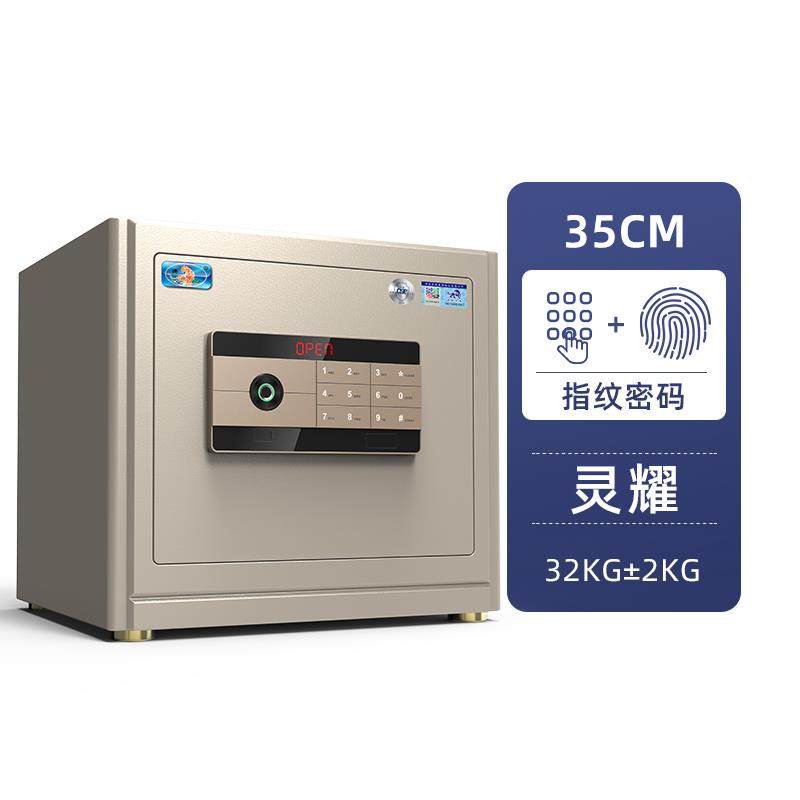 德国进口保险柜家用小型CSP认证35/45/58CM指纹密码加厚全钢1/1.2