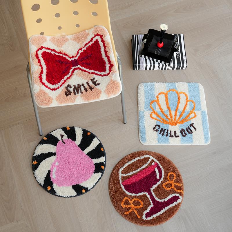 Easygood防滑簇绒椅垫家用办公室防凉久坐屁股垫学生多功能坐垫