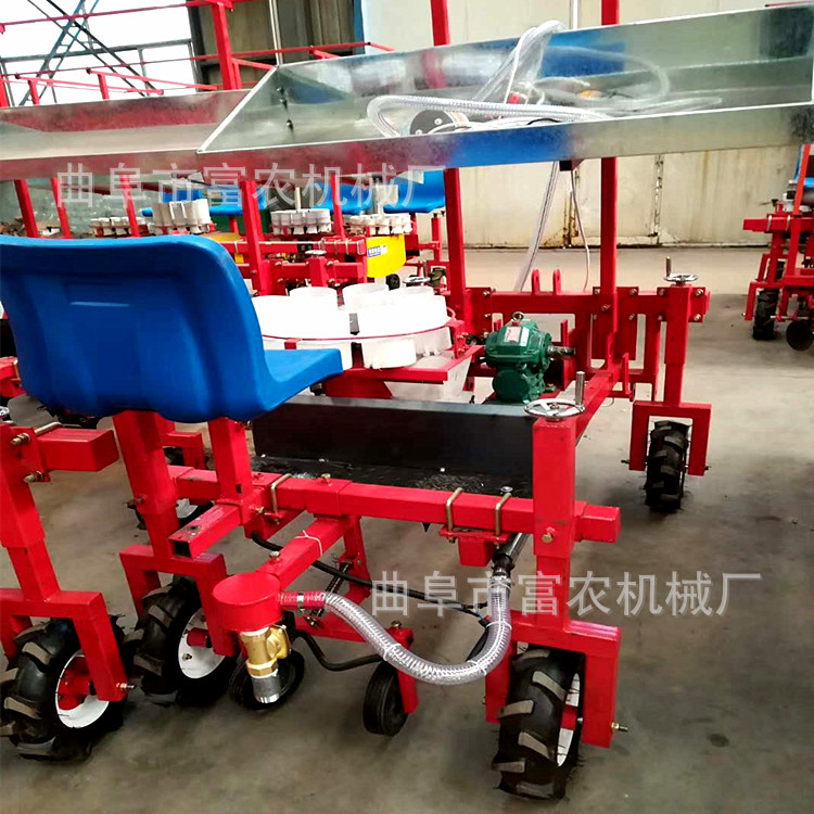 白菜娃娃菜移栽机厂家直销菜花莴笋卷心菜铺膜浇水移苗机