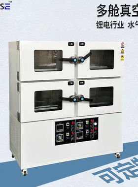 多腔一体式真空干燥箱真空烘干箱烘烤箱抽真空进氮气恒温真空