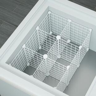 冷藏冰柜置物架多层铁质分层架 免打孔分隔板 诗艺莱品牌MB202132