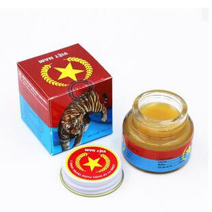 越南原装五角星膏20克白虎活络膏红虎膏活络膏跌打扭伤腰腿颈椎疼