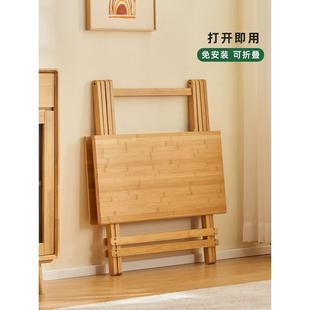 可折叠桌子出租屋餐桌家用正方形饭桌简易小户型方桌便携阳台摆摊