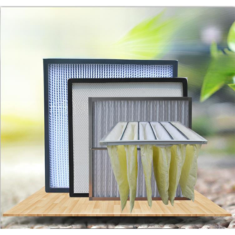 除尘高效空气g4初粗效G4中效袋式过滤器中央空调板式无纺布网机组