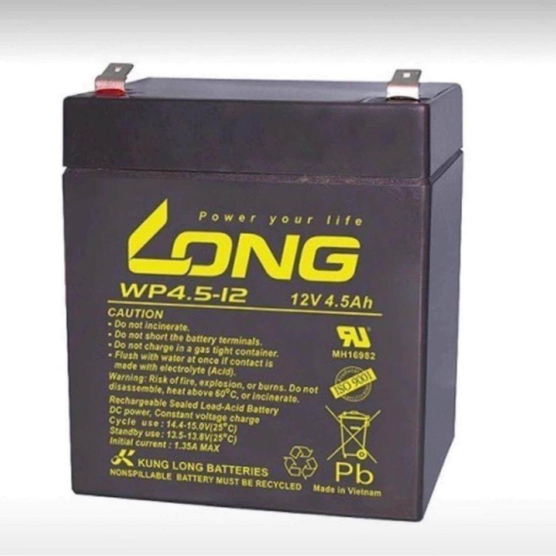 LONG广隆蓄电池WP4.5-12 12V4.5AH铅酸免维护 通讯 精密仪器 照明,五金/工具,蓄电池,淘宝优惠券,粉丝福利购,淘宝优惠卷