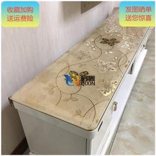 家用桌子茶几长方形茶几布胶垫软胶桌布软玻璃防水餐桌垫冰柜花纹