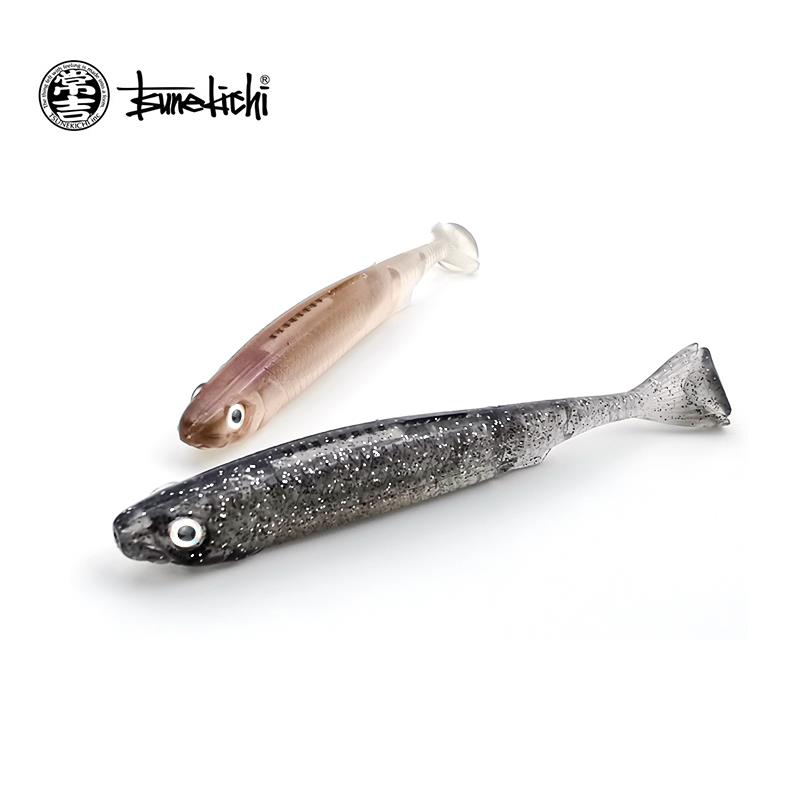 新款常吉软饵网纹小鱼可切割软饵黑坑鲈鱼铅头倒钓钩翘嘴路亚假饵