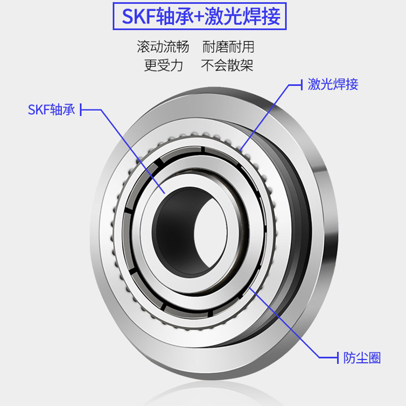 瓷砖推刀刀头手动划玻璃切割机地砖硬质合金滚轮刀片专用万米刀轮